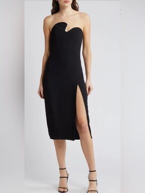 Puzzle Strapless Midi Dress
Amanda Uprichard